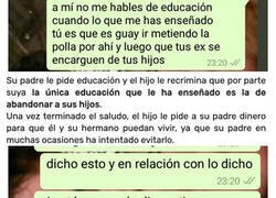 Enlace a Un chico se viraliza al publicar la conversación con su padre hipócrita