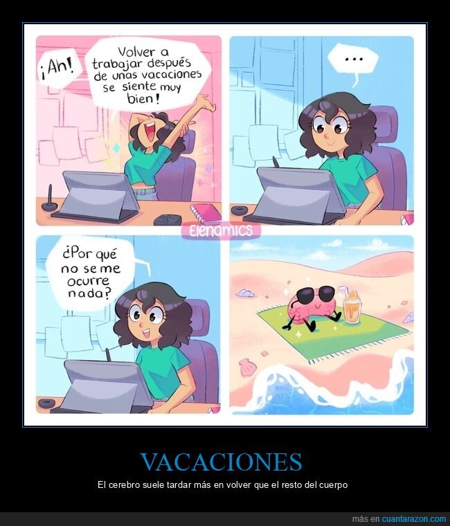 vacaciones,cerebro,volver