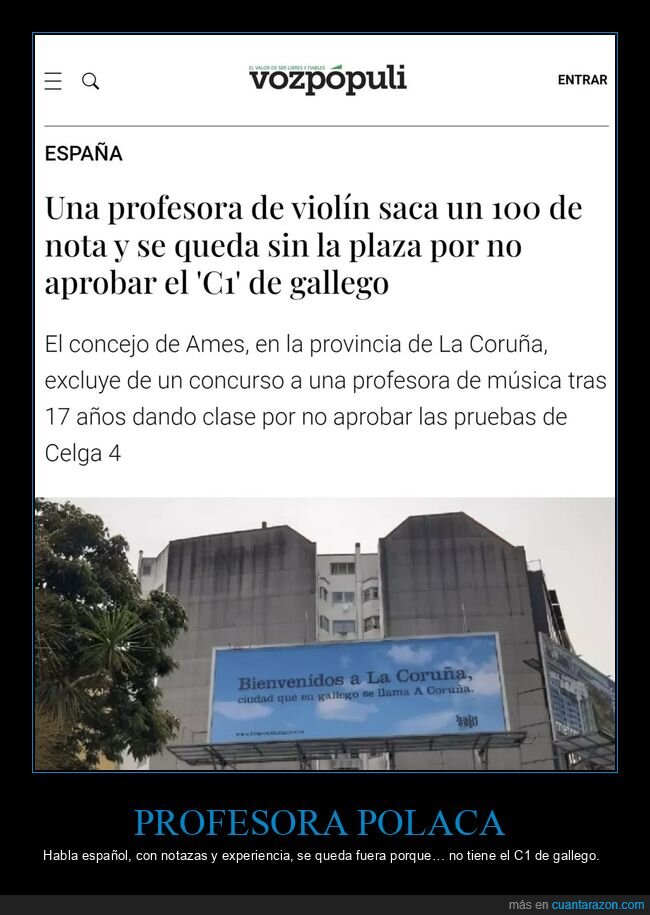 profesora,viol&iacute;n,nota,gallego