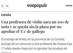 Enlace a Se le atragantó el gallego...