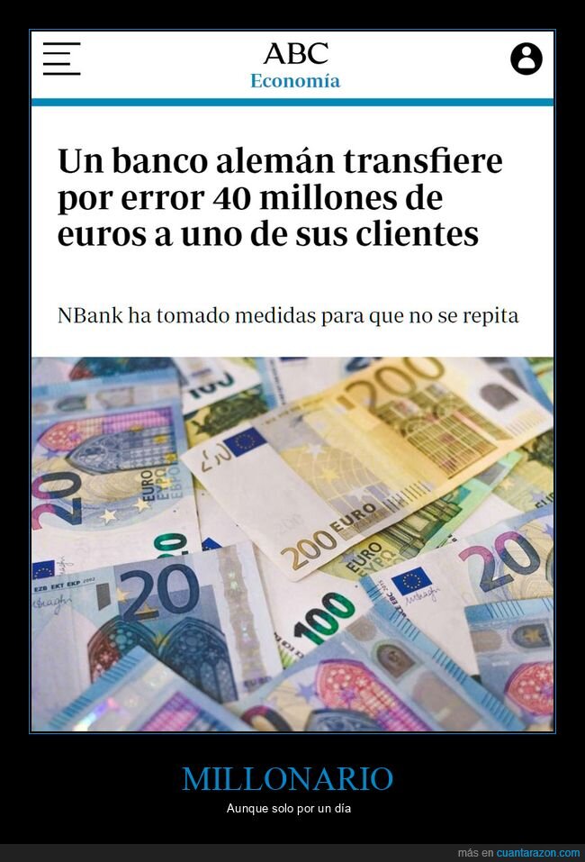 banco,transferir,millones,error,cliente