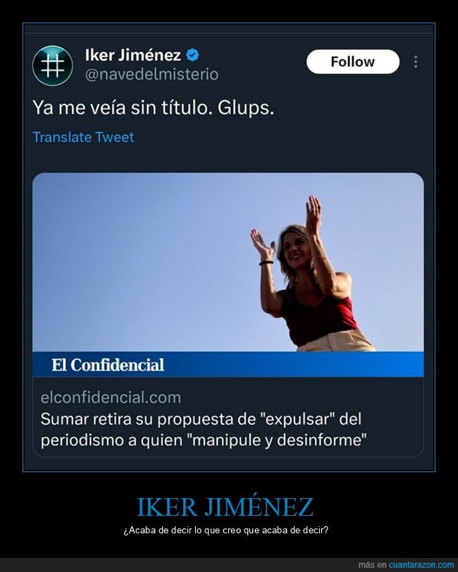 desinformar,expulsar,iker jim&eacute;nez,manipular,periodismo