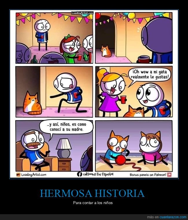 absurder,conocer,gatos,hijos,madre