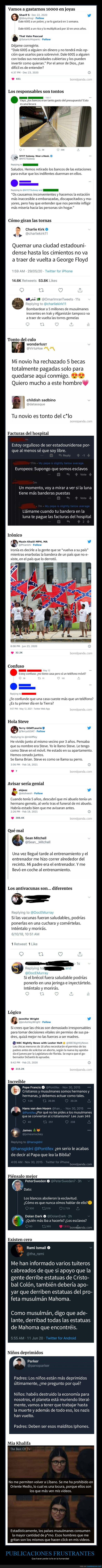 publicaciones frustrantes