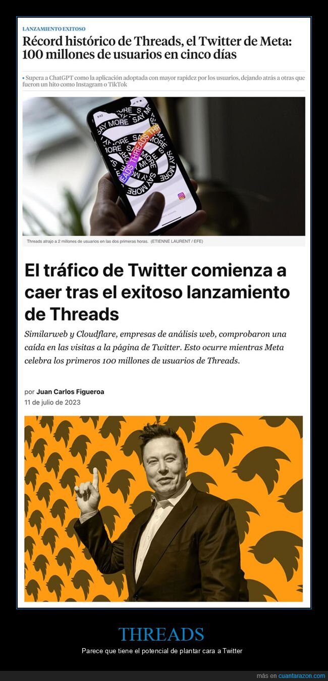 elon musk,mark zuckerberg,threads,twitter,usuarios