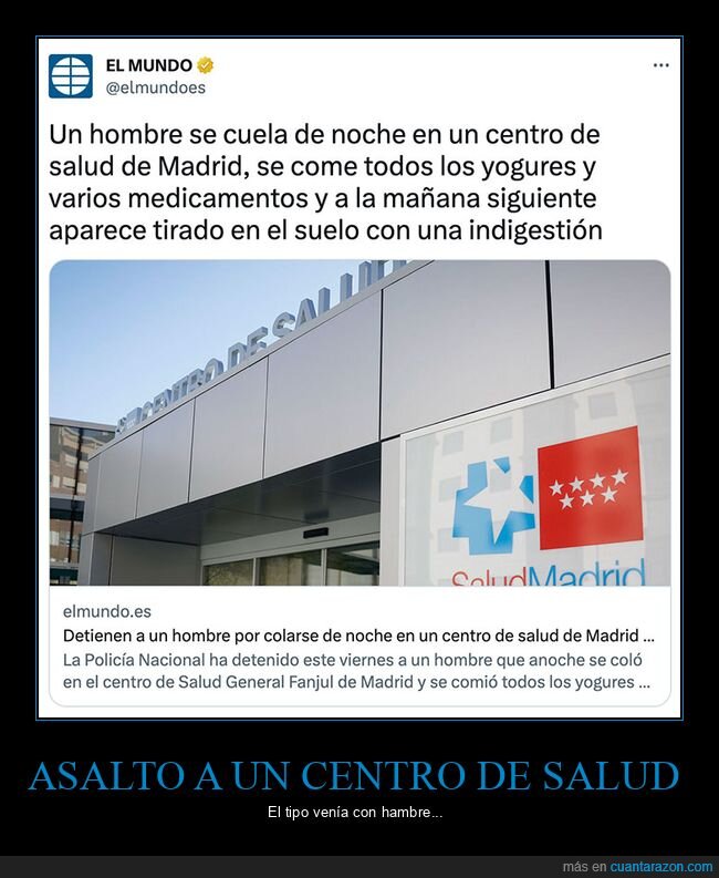 centro de salud,comer,indigestion,yogures