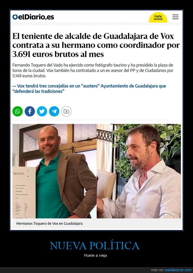 alcalde,vox,contratar,hermano,políticos