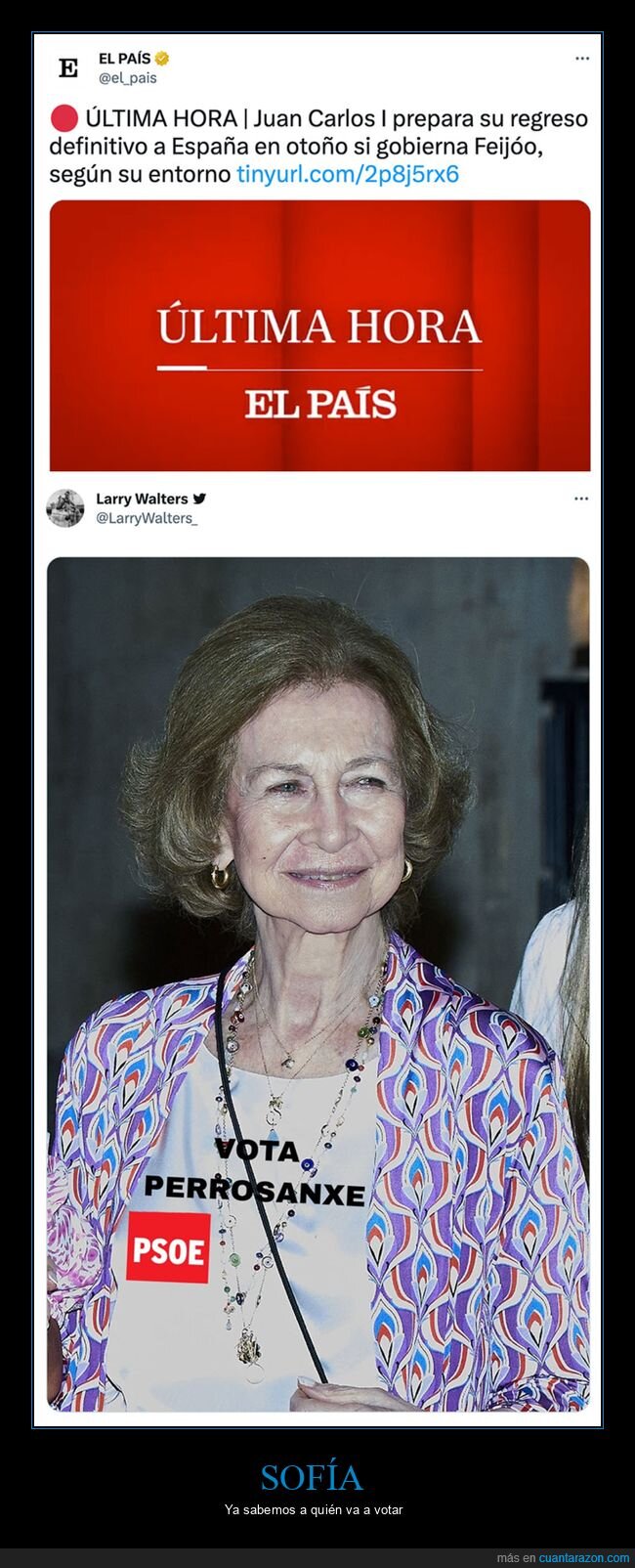 juan carlos i,feijóo,regreso,sofía,políticos