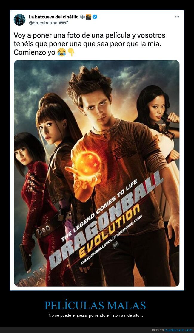 cine,dragon ball evolution,malas,películas