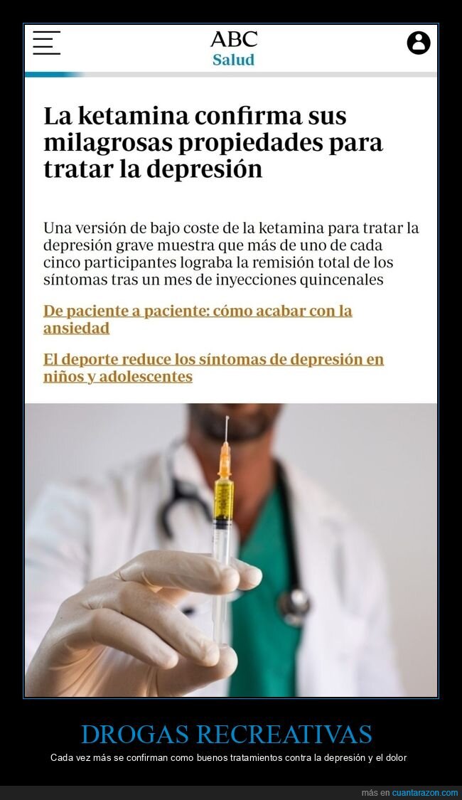 drogas,propiedades,depresión