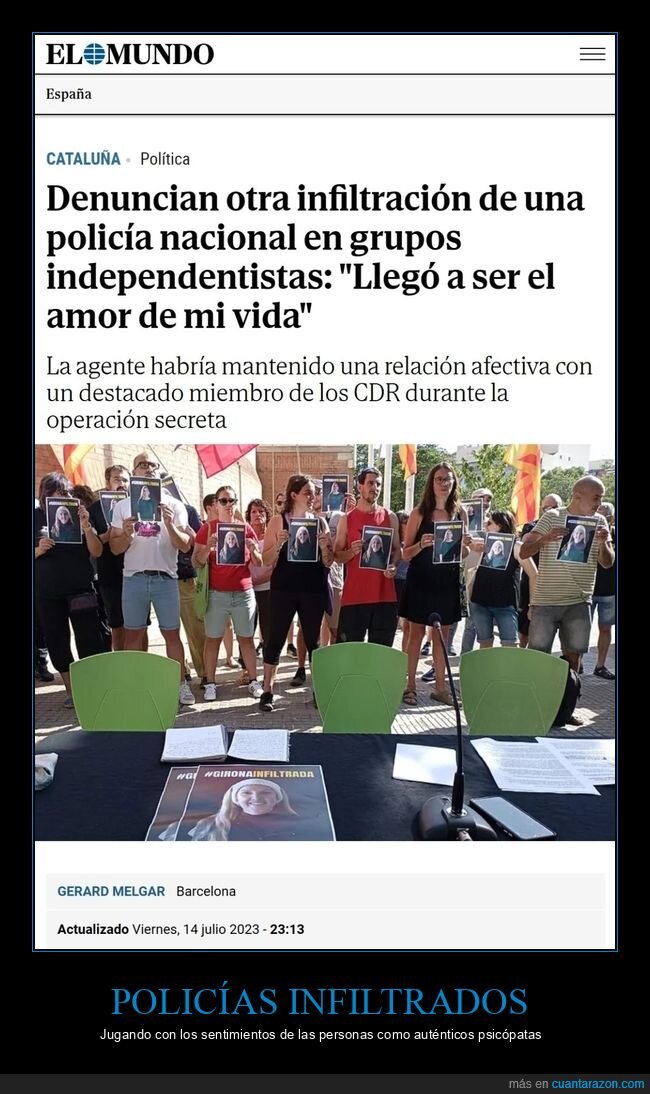 infiltración,policía,independentistas