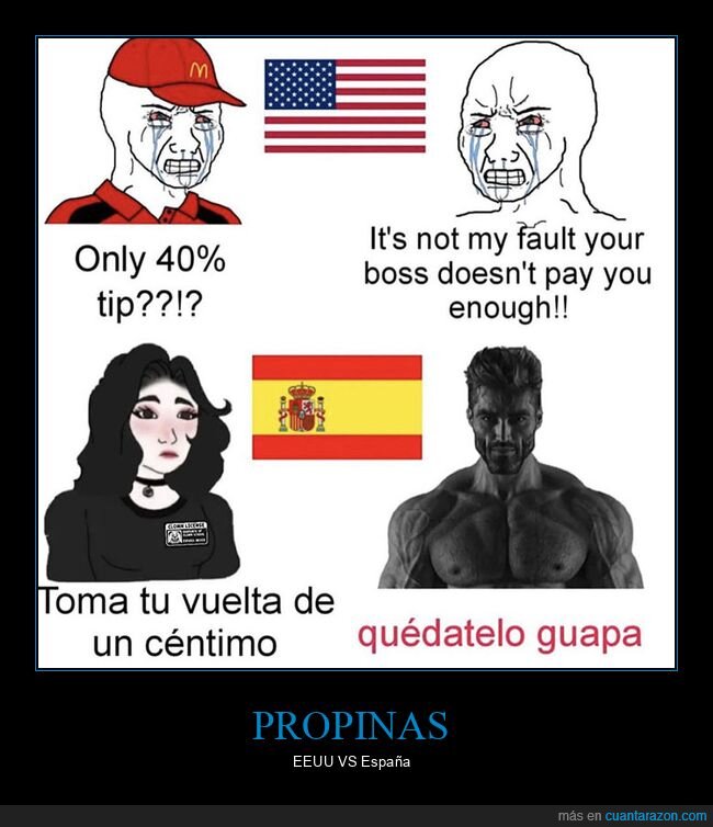 eeuu,españa,propinas