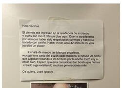 Enlace a Vecino despidiéndose