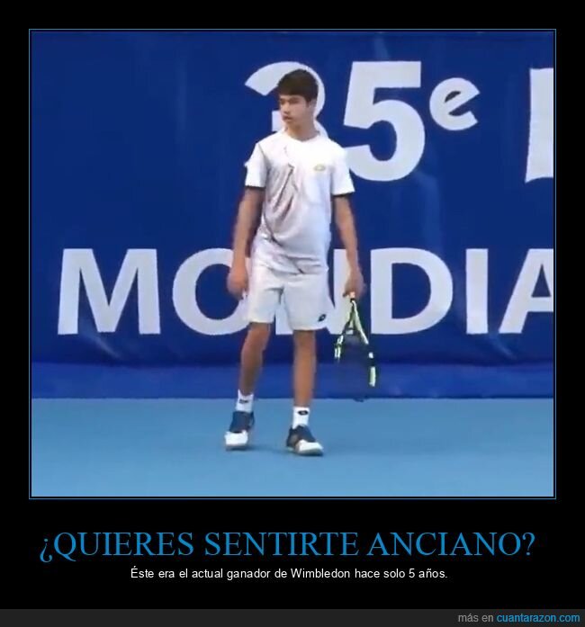 carlos alcaraz,5 años
