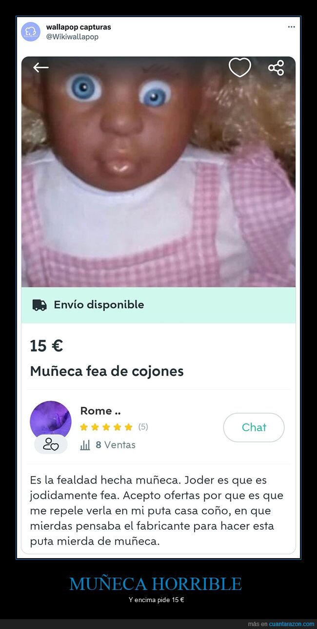 anuncios,muñeca,wallapop