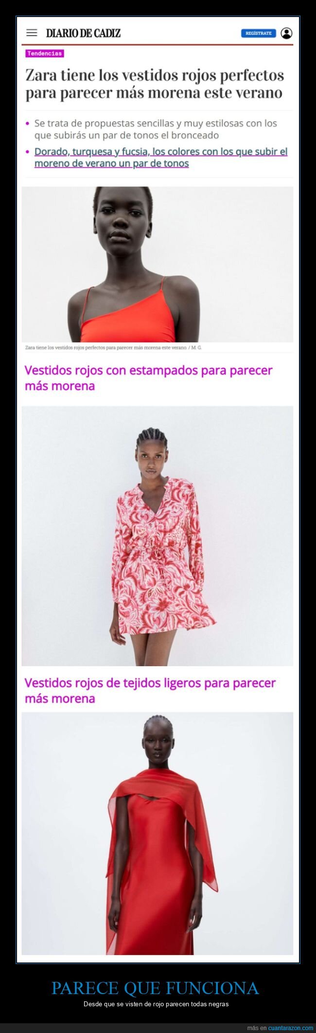 vestidos,rojos,morena,negras