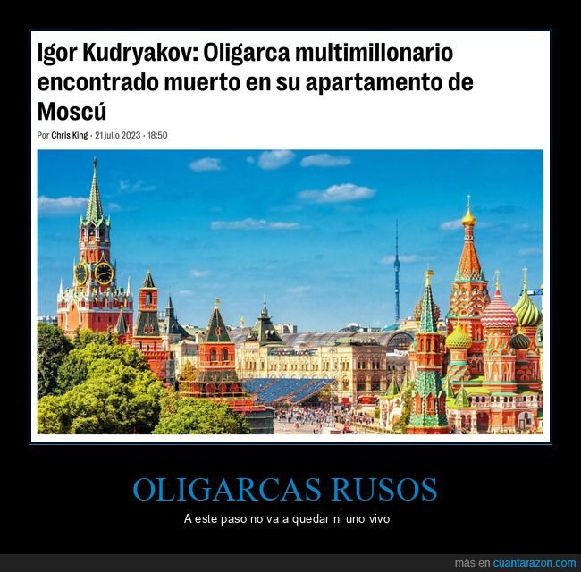 igor kudryakov,oligarca,ruso,muerto
