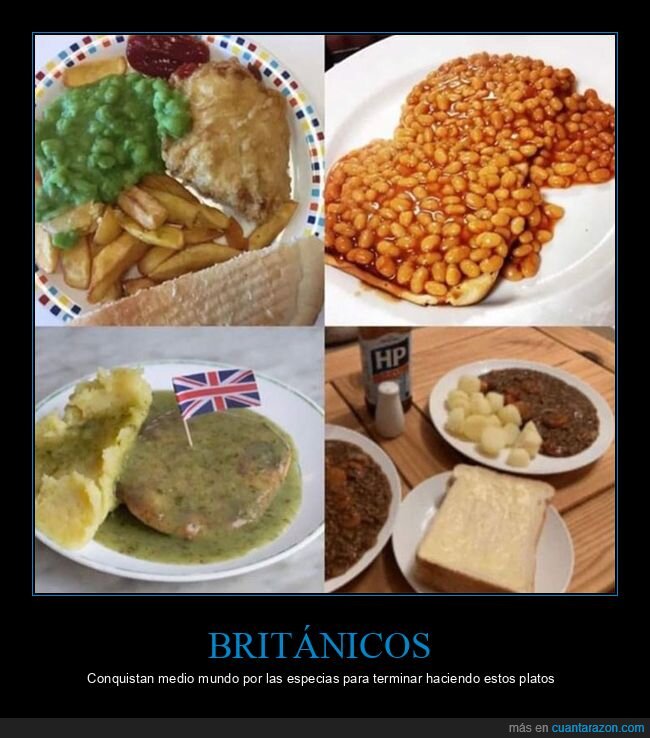 asco,británicos,comida,especias