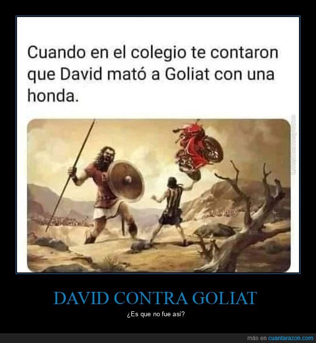 david,goliat,honda