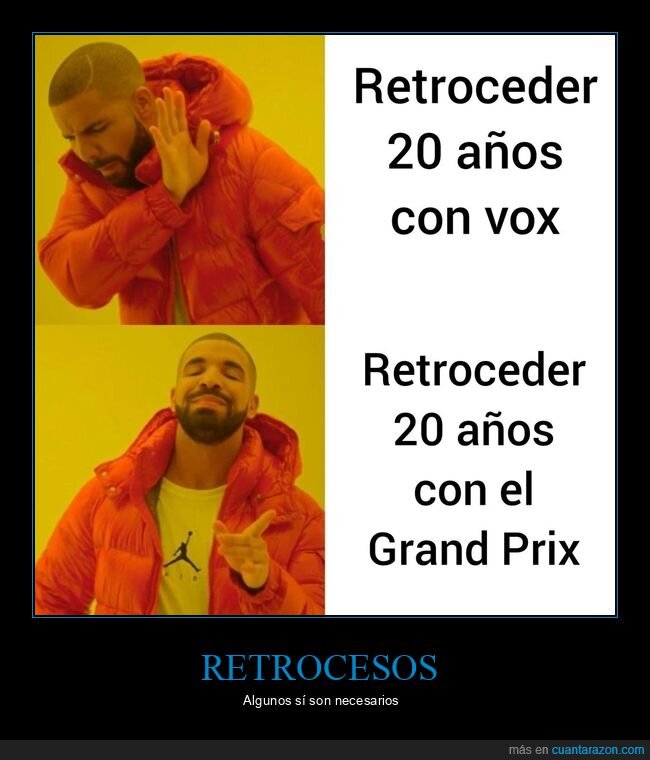 grand prix,retroceder,vox