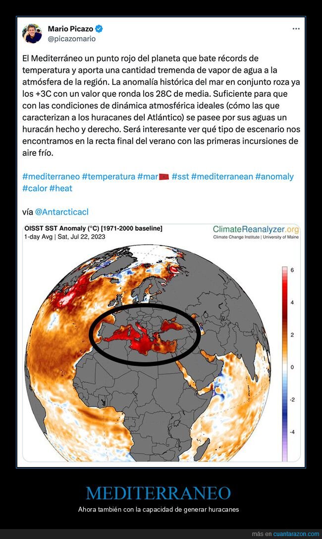 calentamiento global,mediterraneo,temperatura