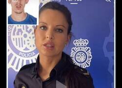 Enlace a La policía sube un tiktok informando de que este chico está en busca y captura y estos son los comentarios de la gente