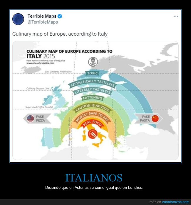 italia,comida,mapa