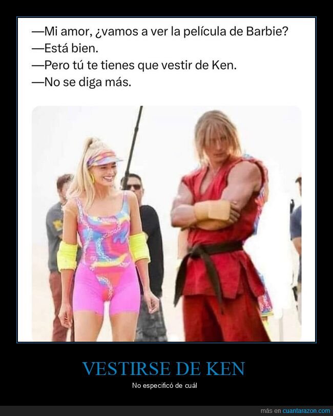 barbie,ken,street fighter