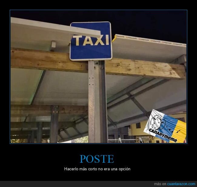 poste,techo,cartel