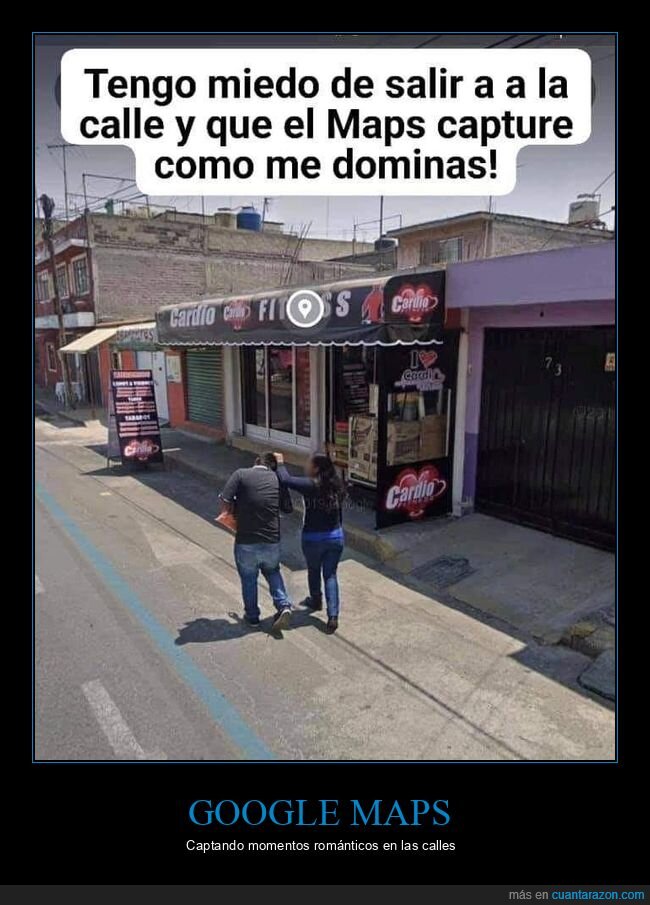 dominar,google maps,pareja