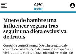 Enlace a Una dieta no tan saludable como ella pensaba...