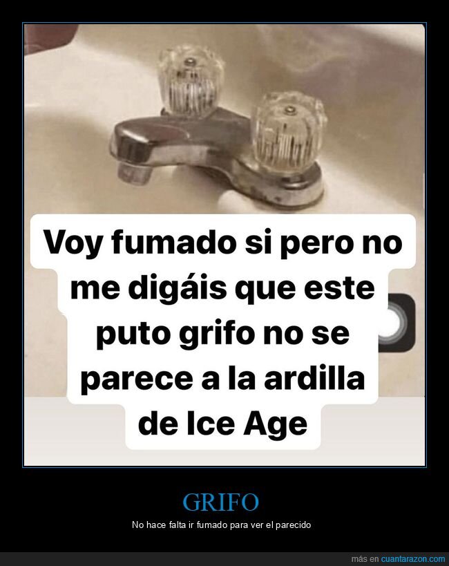 ardilla,fumado,grifo,ice age