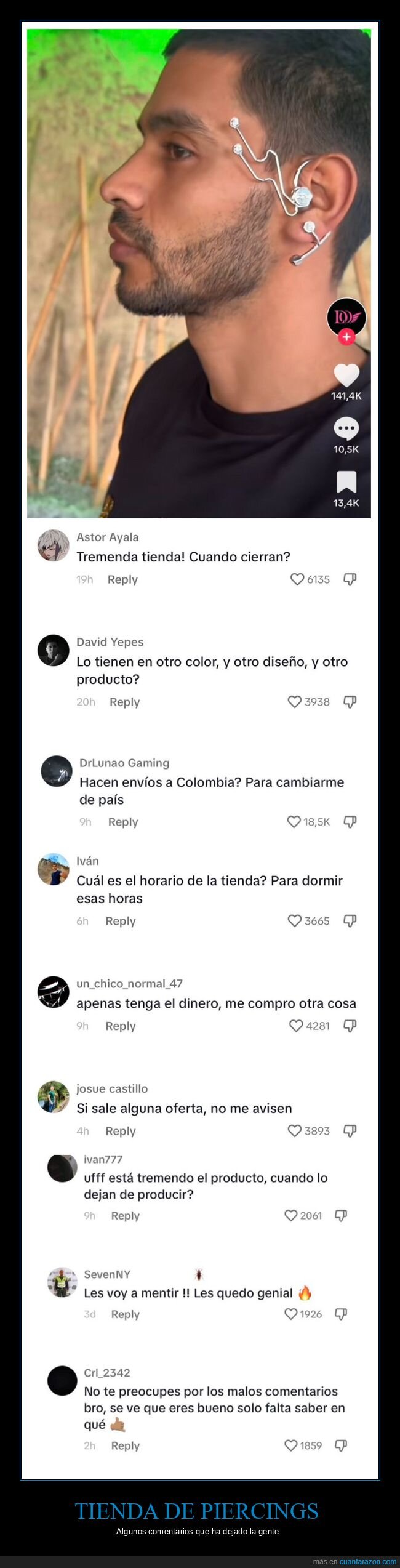 comentarios,piercings