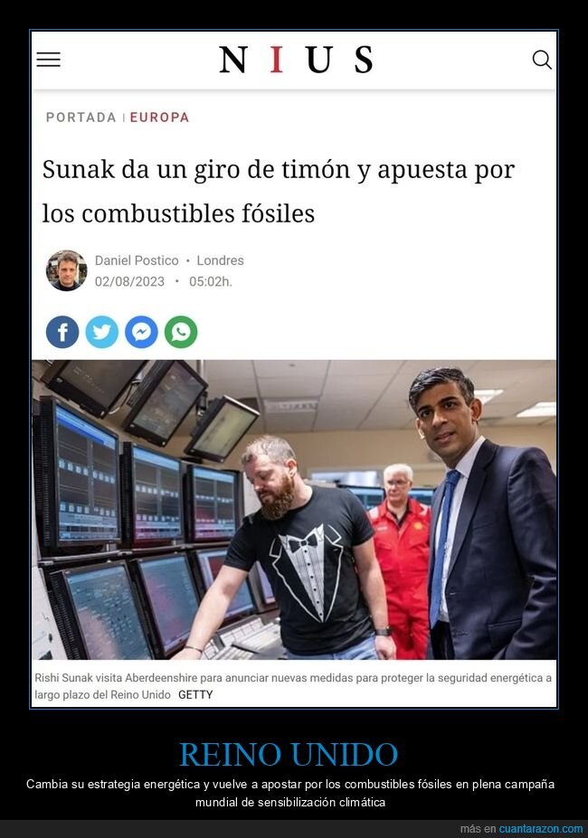 sunak,reino unido,combustibles fósiles