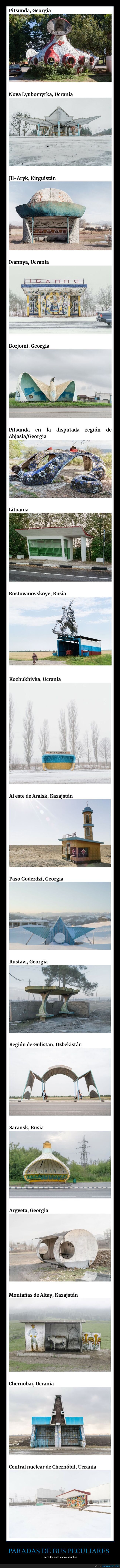 paradas de autobús,soviéticas