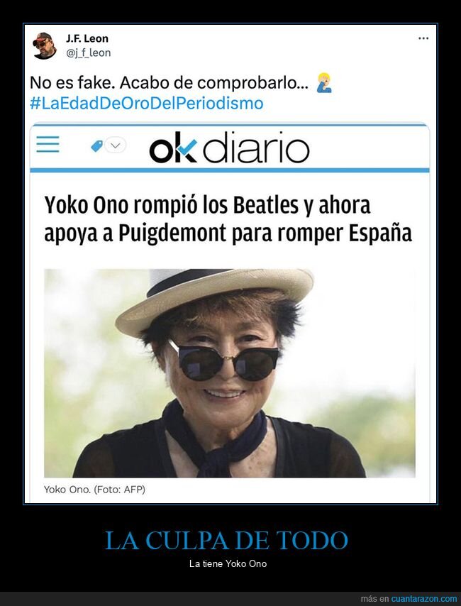 beatles,españa,puigdemont,romper,yoko ono