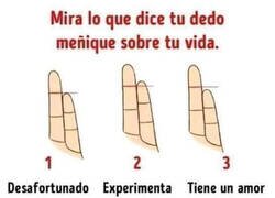 Enlace a Lo que dice tu dedo meñique