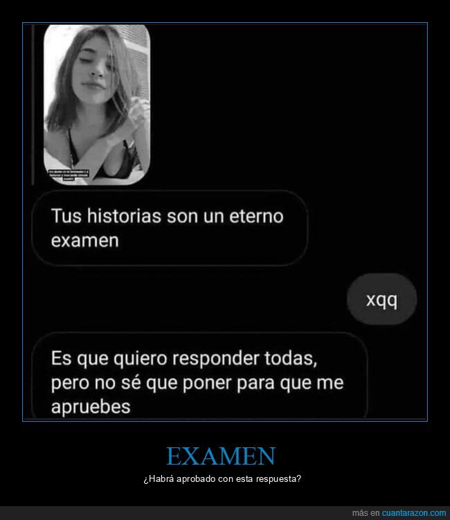 historias,examen,responder,aprobar