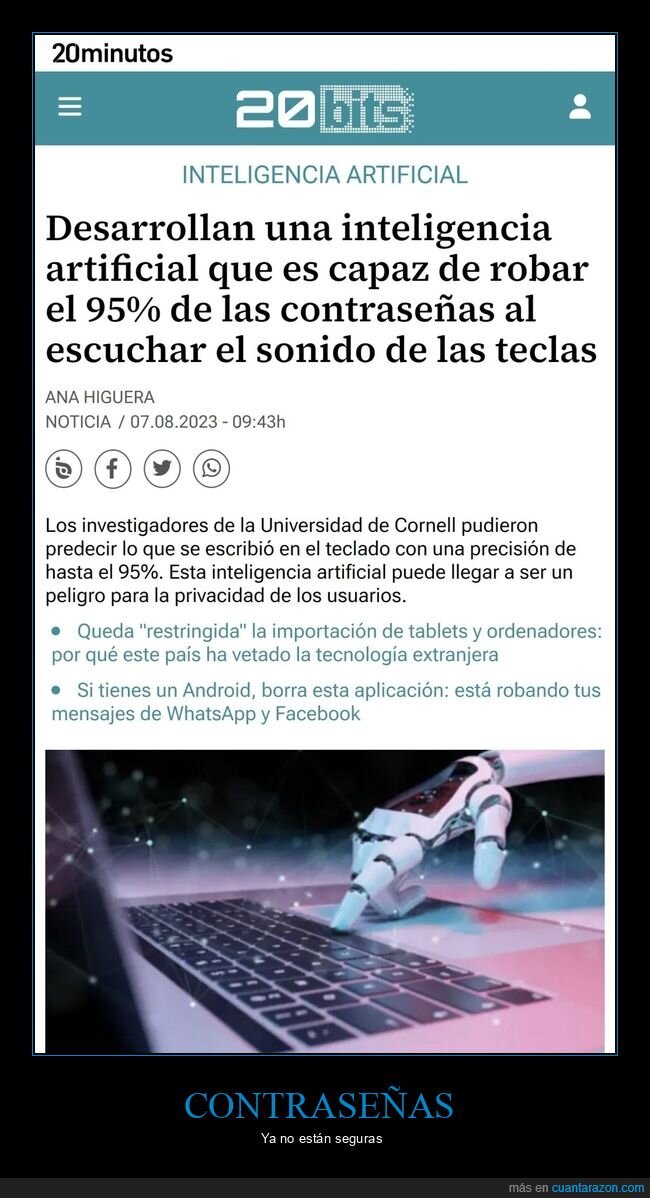 contraseñas,ia,robar,sonido,teclas