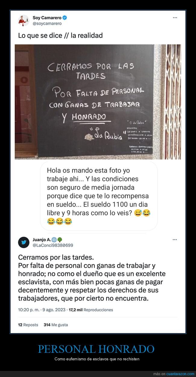 bar,cerrado,honrado,personal,trabajo