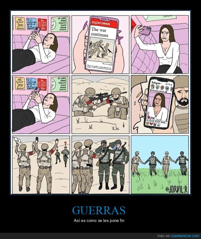 guerra,redes sociales