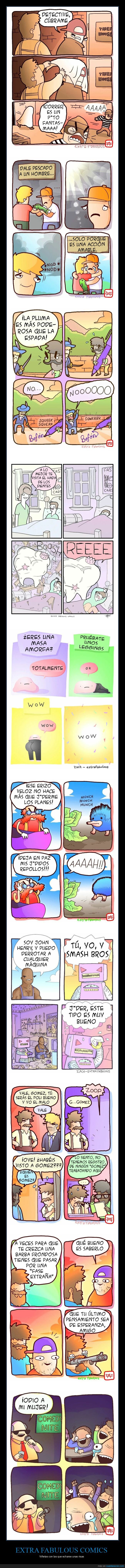 cómics,extra fabulous comics