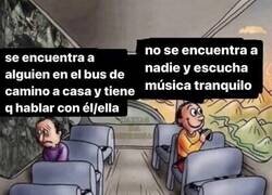 Enlace a Las dos caras de ir en bus