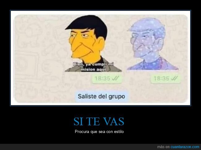 grupo de whatsapp,salir,simpsons