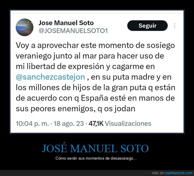 insultando,josé manuel soto,sosiego