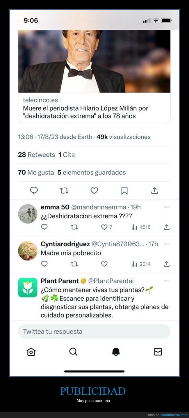 anuncios,deshidratación,muerte,plantas