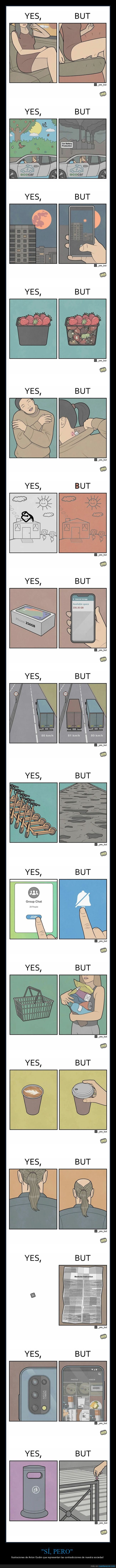 sí pero,contradicciones,sociedad