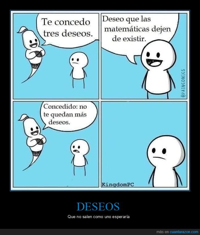 genio,deseos,matemáticas