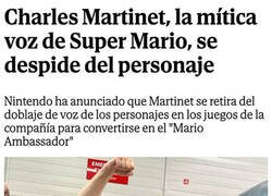 Enlace a Se jubila la voz de Mario