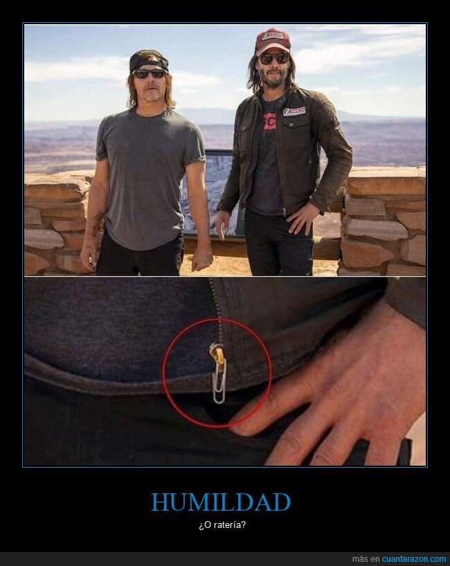 keanu reeves,cremallera,clip